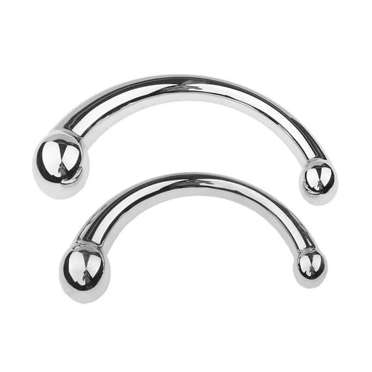Stainless Anal Elegant Double Ended Hook 5858 Steel 0414